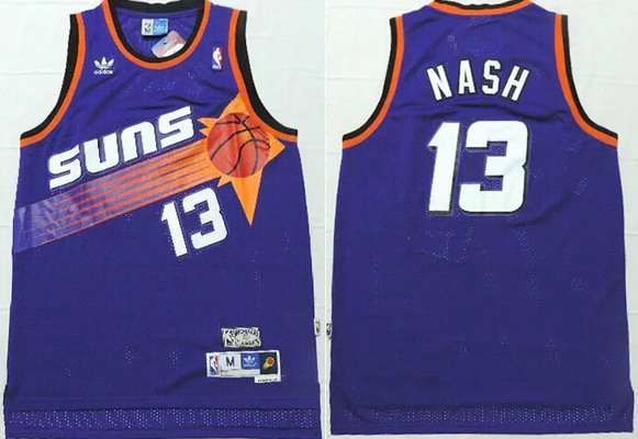 Youth Purple Phoenix Suns #13 Steve Nash 1996-97 Throwback Stitched Jersey
