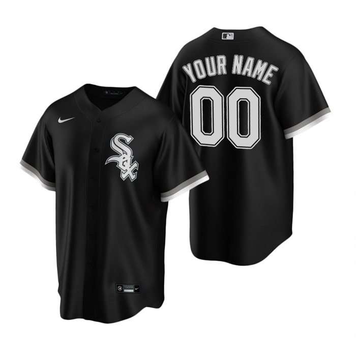 Youth Black Chicago White Sox Active Player Custom Cool Base Stitched Baseball Jersey
