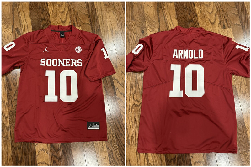 Youth Red Michigan Wolverines Custom Oklahoma Sooners Football