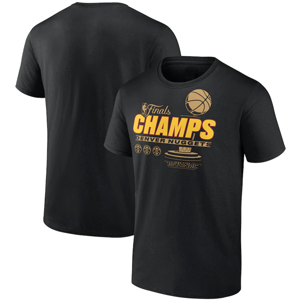 Men's Black Denver Nuggets Champions T-Shirt