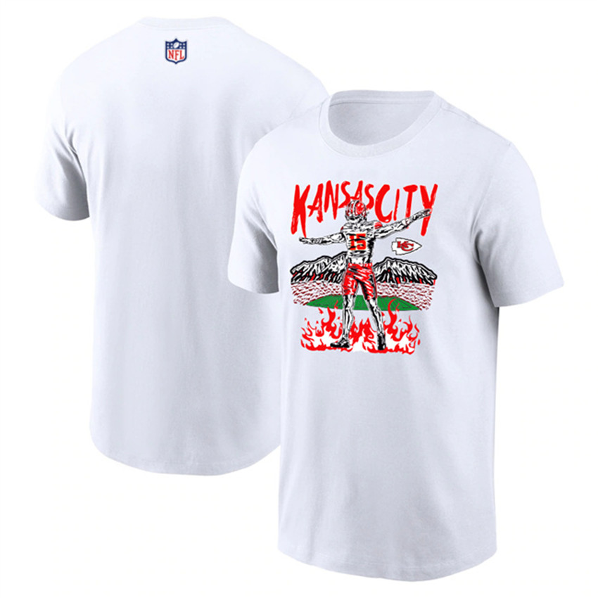 Men's White Kansas City Chiefs T-Shirt