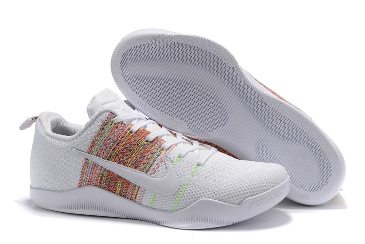 Running weapon Newest Nike Kobe Bryant 11 Knitted White