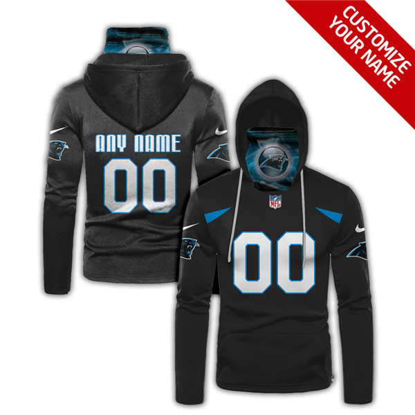 Men's Carolina Panthers 2020 Customize Hoodies Mask