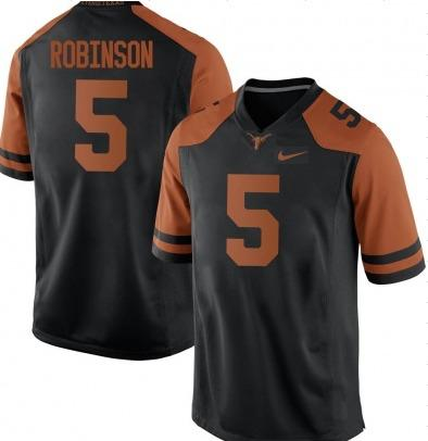 Youth Black/Brown Texas Longhorns Customize Stitched Football Jersey