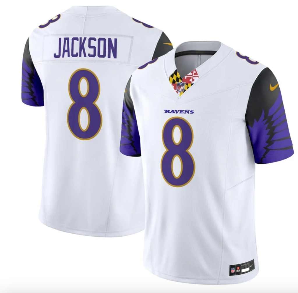 Men's White Baltimore Ravens  F.U.S.E Vapor Limited Football Jersey