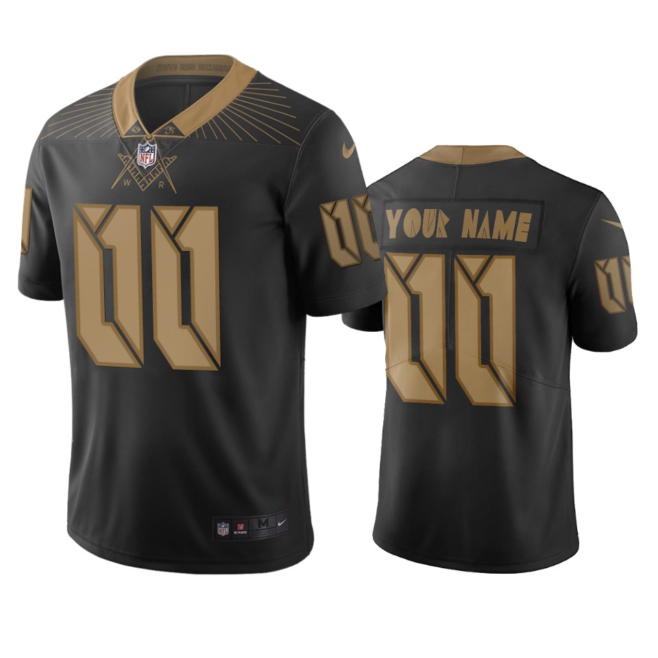 Washington Redskins Custom Black Vapor Limited City Edition Football Jersey
