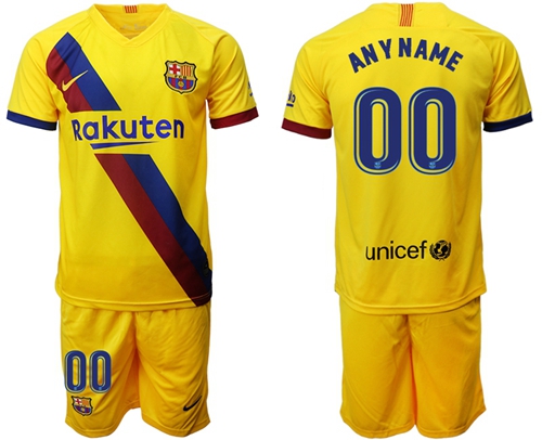 Barcelona Personalized Away Soccer Club Jersey