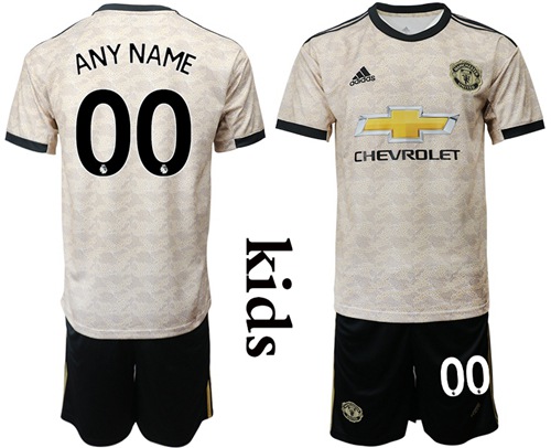 Manchester United Personalized Away Kid Soccer Club Jersey