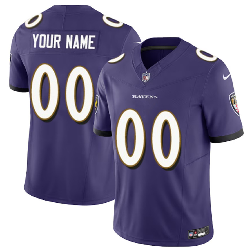 Men's Purple Baltimore Ravens  F.U.S.E Vapor Alternate Vapor Untouchable Limited Football Jersey
