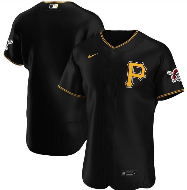 Men's Pittsburgh Pirates Black Flex Base Stitched MLB Jersey