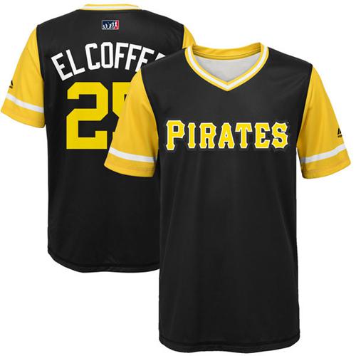 Pirates #25 Gregory Polanco Black 