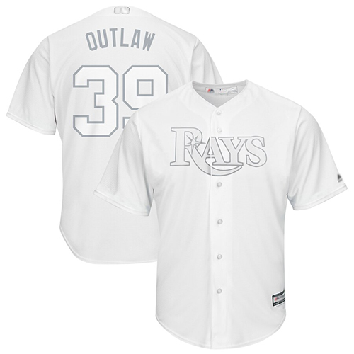 Rays #39 Kevin Kiermaier White