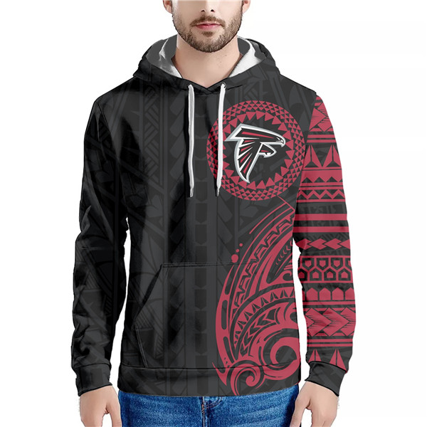 Men's Black/Red Atlanta Falcons Hoodie
