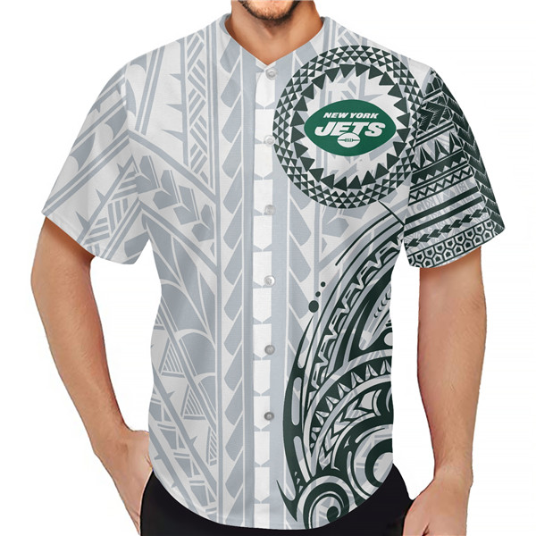 Men's White New York Jets Jersey