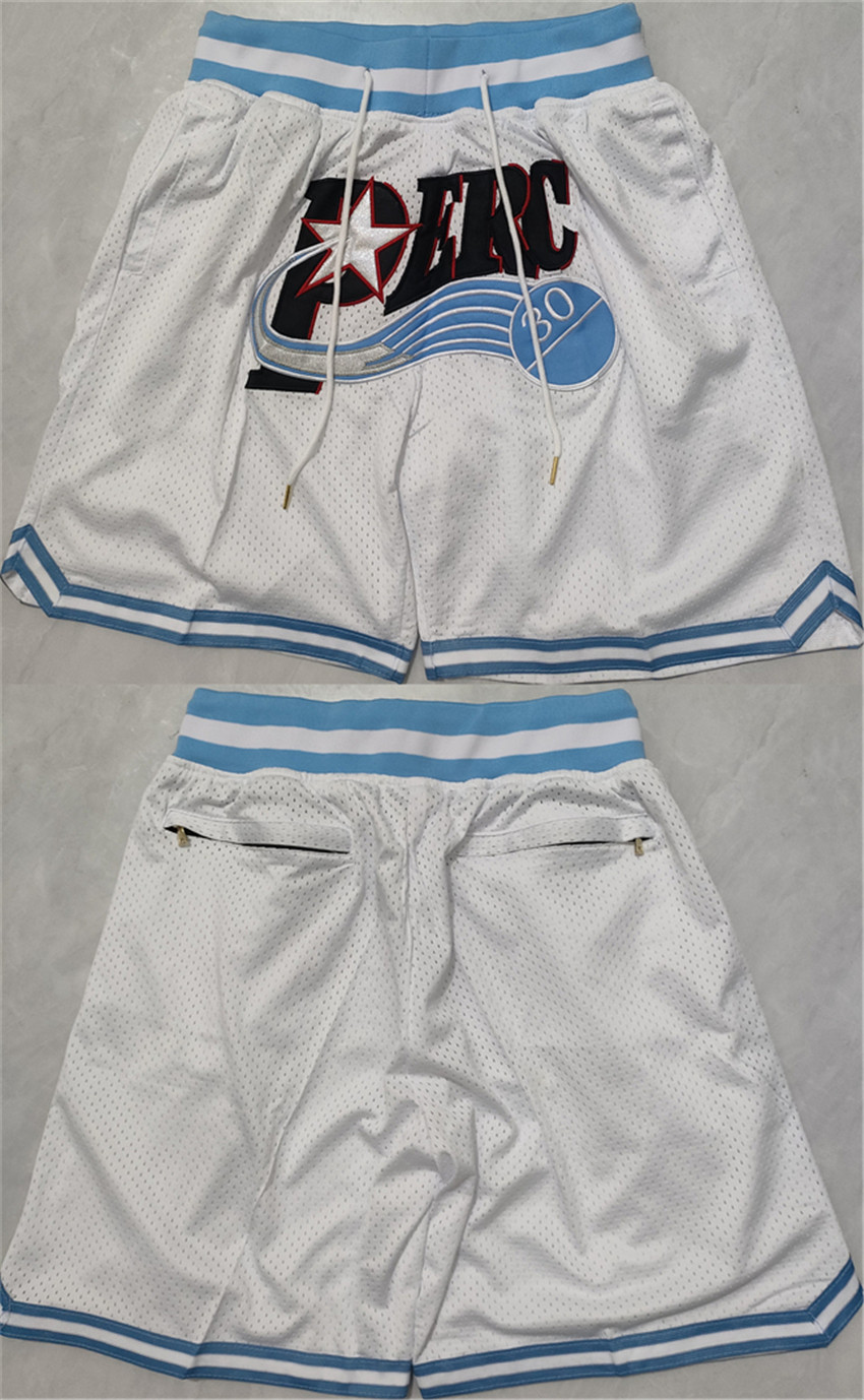 Men's White Space Jam Tune Squad Shorts (Run Small)