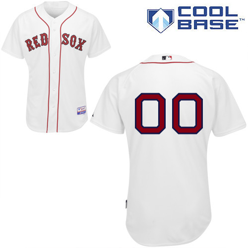 Men's White Boston Red Sox Personalized Stitched Jersey