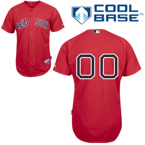Men's Red Boston Red Sox Personalized Stitched Jersey