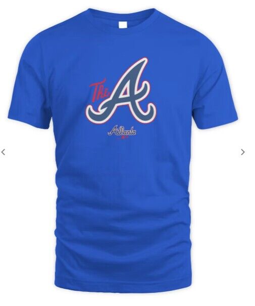 Men's Blue Atlanta Braves T-Shirt