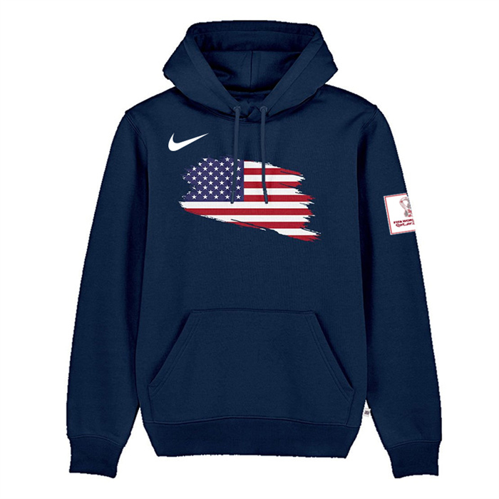 Men's Navy USA 2022 FIFA World Cup Soccer Hoodie