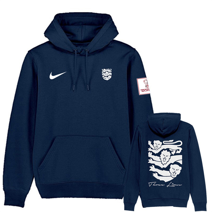 Men's Navy England FIFA World Cup Soccer Hoodie