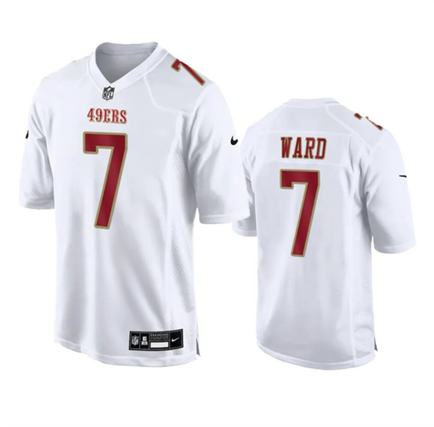 Men's White San Francisco 49ers #7 Charvarius Ward Fashion Vapor Untouchable Limited Stitched Football Jersey