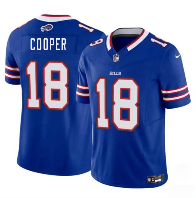 Men's Royal Buffalo Bills #18 Amari Cooper 2024 F.U.S.E. Vapor Untouchable Limited Stitched Football Jersey