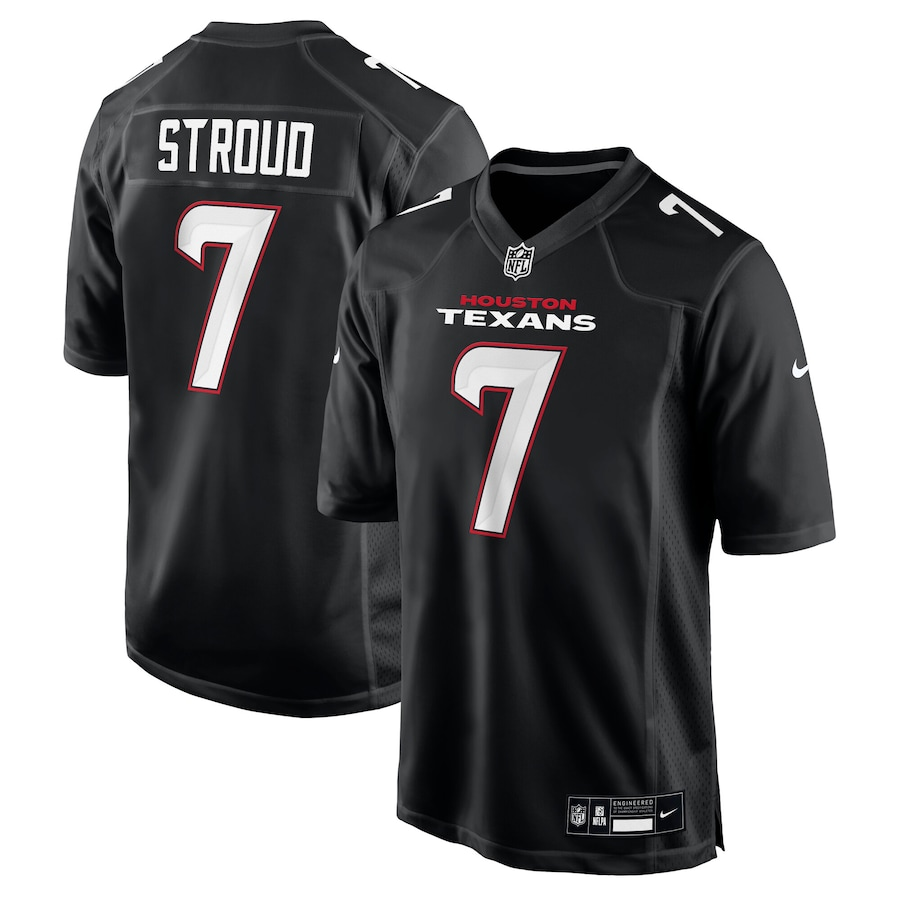 Toddlers Black Houston Texans #7 C.J. Stroud Stitched Fashion Jersey