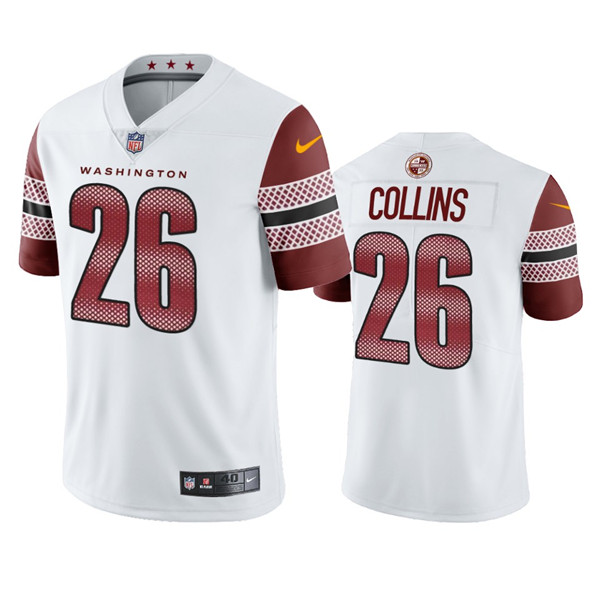 Men's White Washington Commanders #26 Landon Collins Vapor Untouchable Stitched Football Jersey