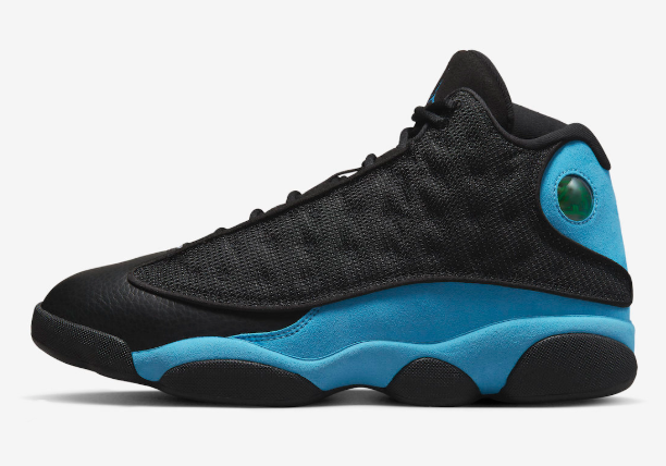 Men's Running Weapon Air Jordan 13 Black/Blue Shoes 1560589