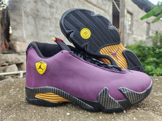 Men's Purple Running weapon Air Jordan 14 Shoes 027