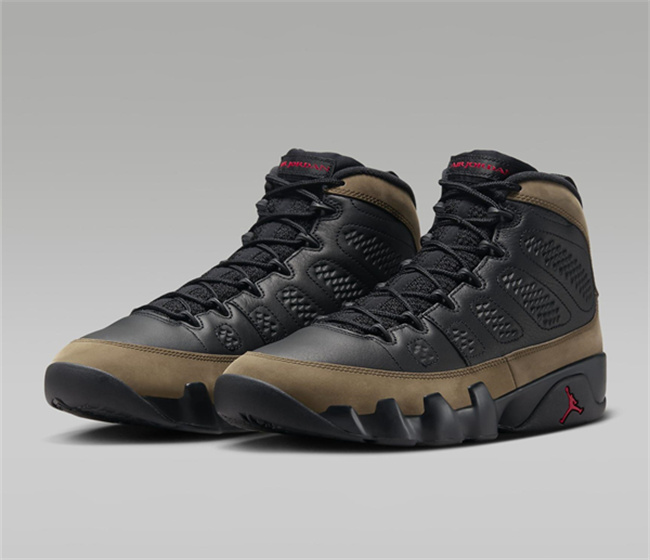 Men's Olive Running weapon Air Jordan 9 Shoes 027