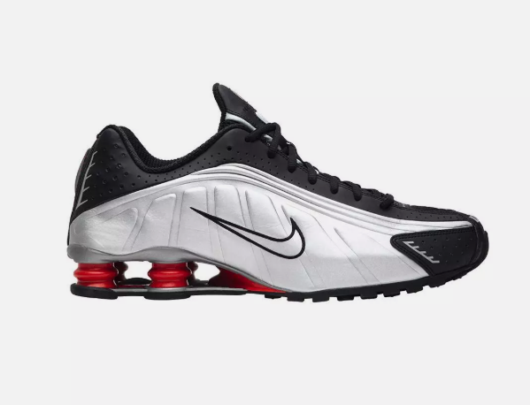 Men's Black Metallic Silver SHOX TLX shoes 11655656