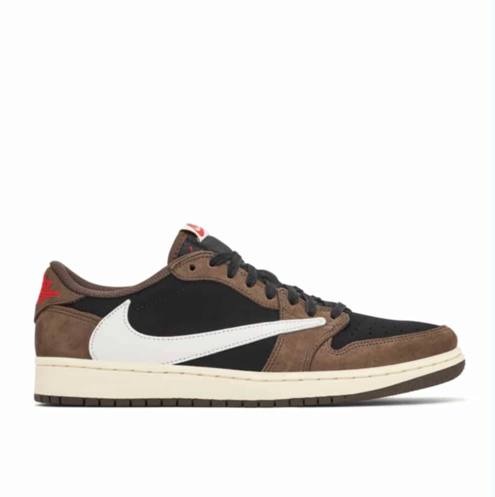 Men's Brown/Black Running Weapon Air Jordan 1 Low Shoes 0745