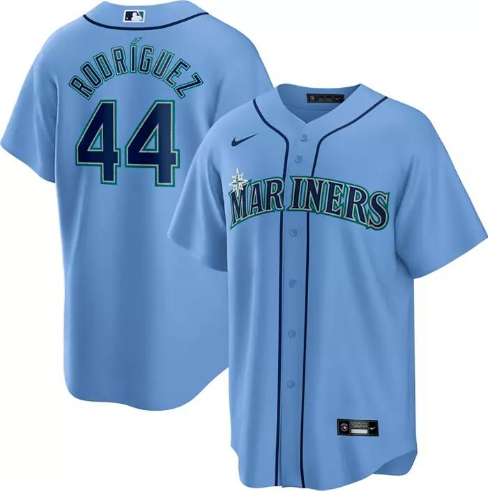 Women's Blue Seattle Mariners #44 Julio Rodríguez Cool Base Stitched Baseball Jersey