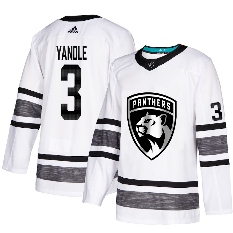 Youth White Florida Panthers Custom 2019 All-Star Stitched Hockey Jersey