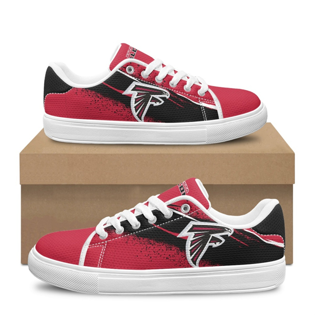 Men's Atlanta Falcons Low Top Casual Sneakers/Shoes 001