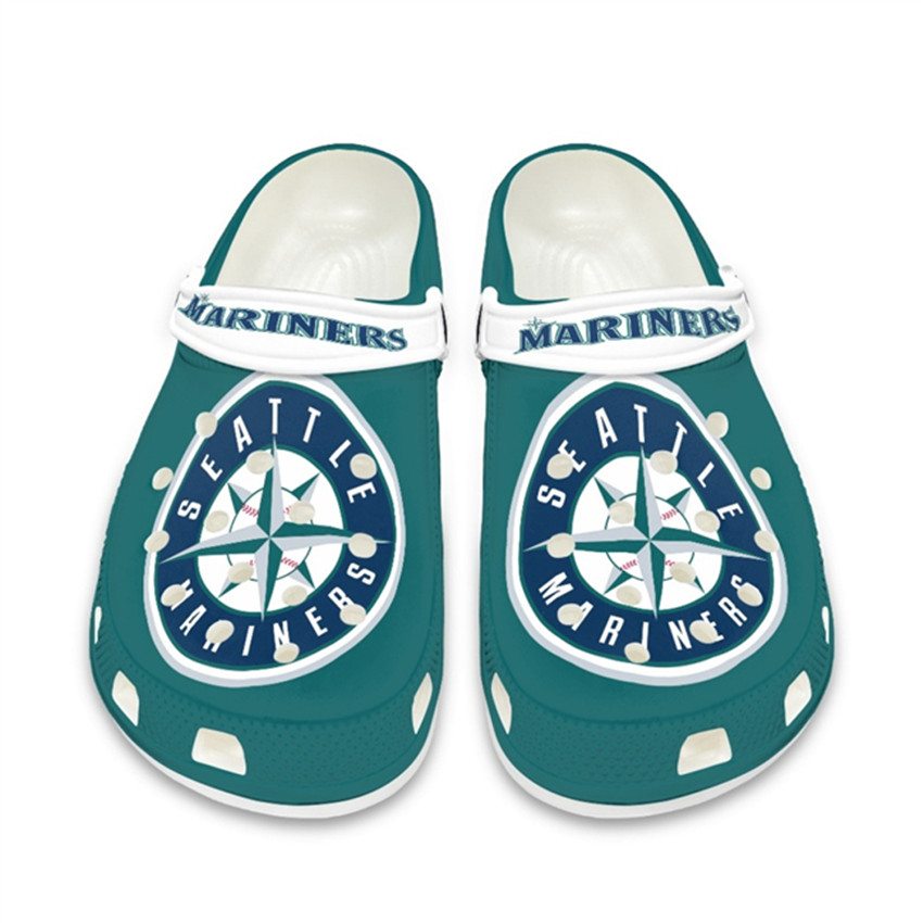 Men's Seattle Mariners Bayaband Clog Shoes