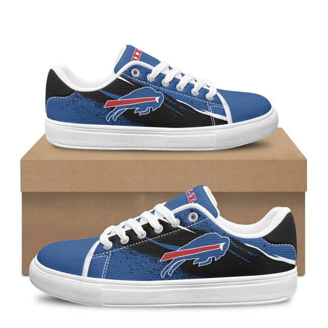 Men's Buffalo Bills Low Top Casual Sneakers/Shoes 001