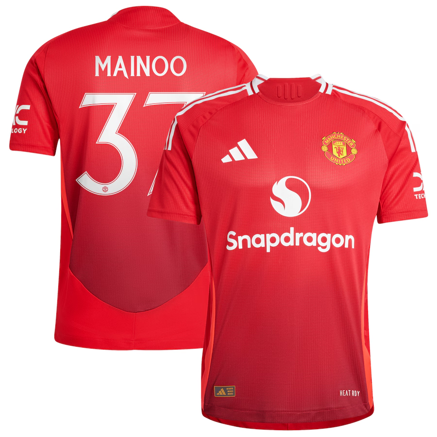 Men's Red Manchester United 2024/25 Home Soccer Jersey