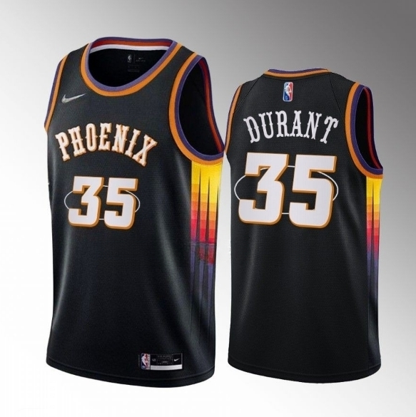 Youth Black Phoenix Suns #35 Kevin Durant 2022/23 Statement Edition Edition Stitched Basketball Jersey