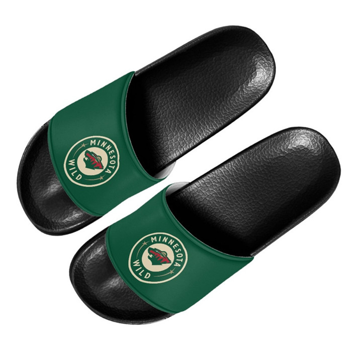 Women's Minnesota Wild Flip Flops 001